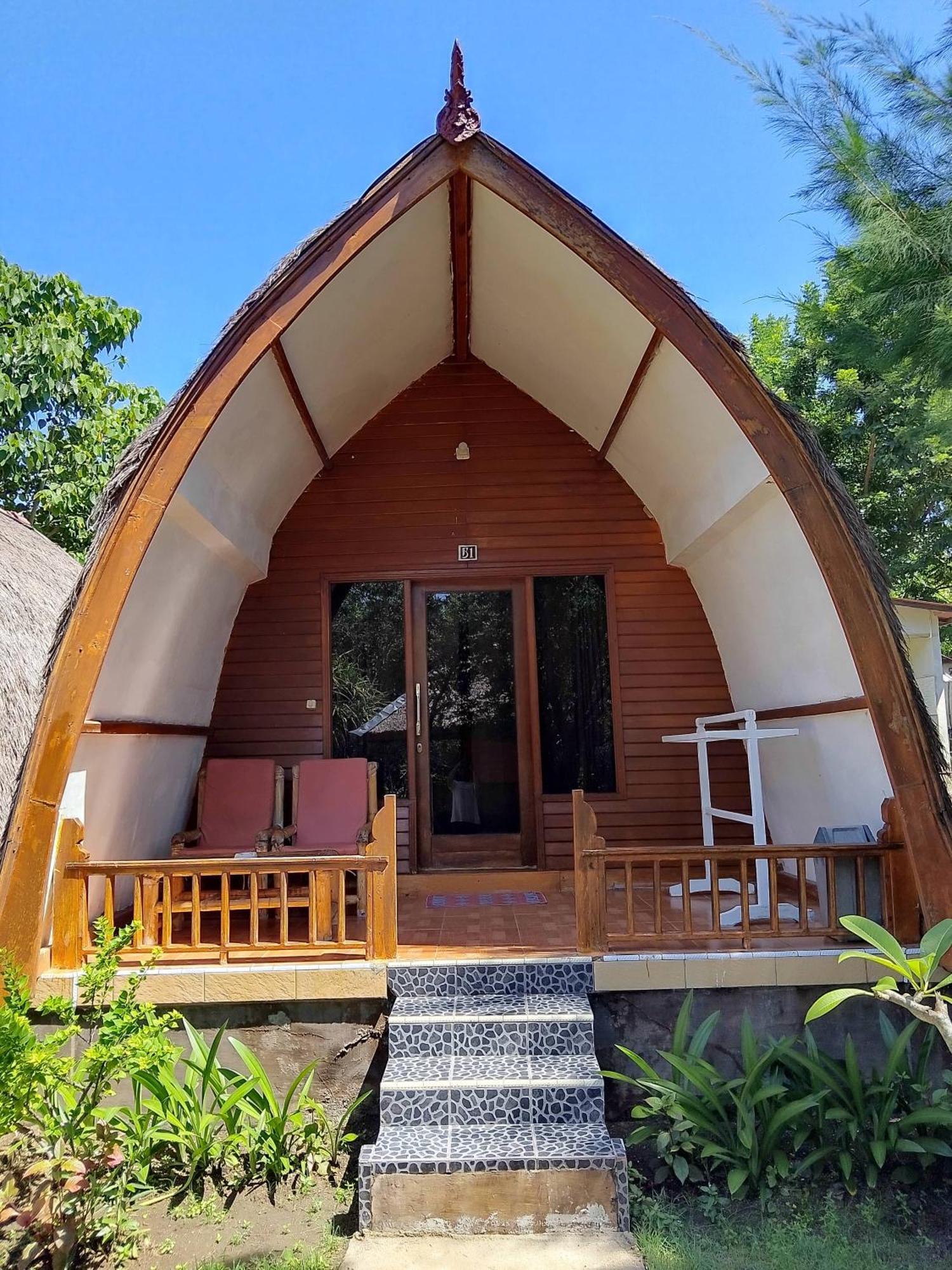 We'Be Cottages Ilhas Gili Exterior foto